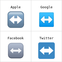 Flecha hacia izquierda y derecha Emojis