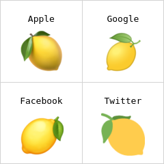 Zitrone Emoji
