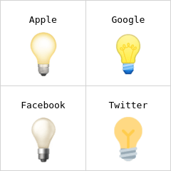 Light bulb emoji