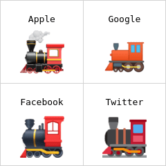 Dampflokomotive Emoji