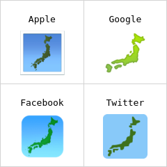 карта Японии эмодзи