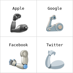 Mechanical arm emoji