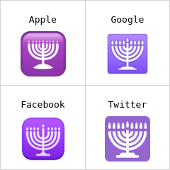 Menorah with nine branches Emojis