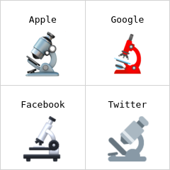 Microscópio emoji