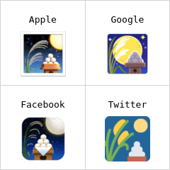 Månebeskuelsesseremoni emoji