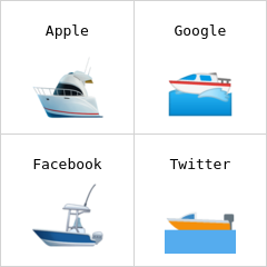 Motorboot Emoji