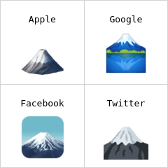 Mount fuji emoji