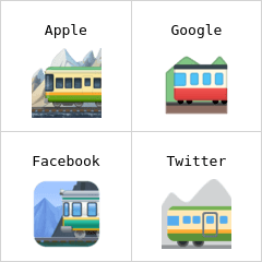 Ferrovia di montagna Emoji