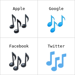 Müzik notaları emoji