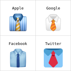 Hemd mit Krawatte Emoji