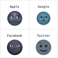 Faccina luna nuova Emoji