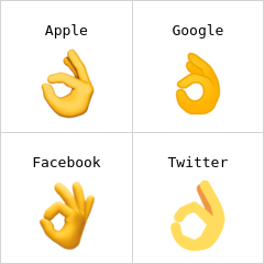 Sinal de ok emoji