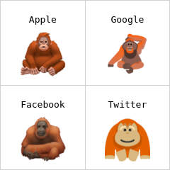 Orangután Emojis