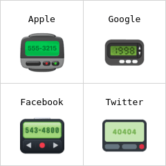 Pager emoji