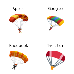 降落伞 表情符号