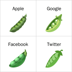 Pea pod emoji