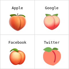 Peach emoji