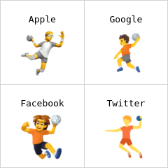 Person playing handball emoji