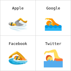 Yüzen kişi emoji