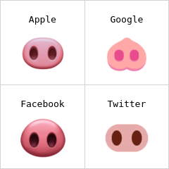 Pig nose emoji
