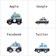 Viatura policial emoji