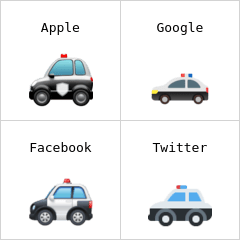 Politibil emoji