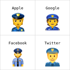 полицейский эмодзи