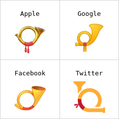 Postal horn emoji