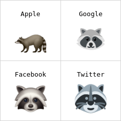 Raccoon emoji