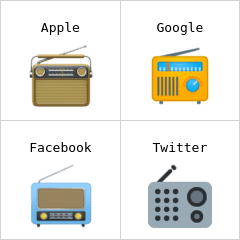 收音機 表情符號