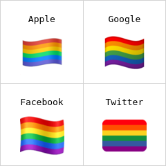 Regenbogenflagge Emoji