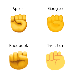 Raised fist emoji
