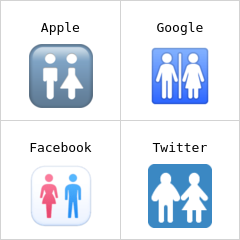 Simbolo dei servizi igienici Emoji