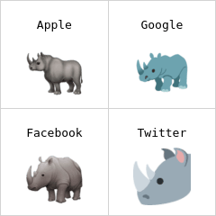 Rinoceronte Emoji