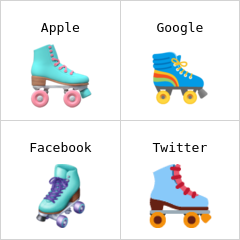 四轮滑冰鞋 表情符号