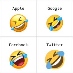 Sich vor Lachen auf dem Boden wälzen Emoji