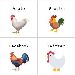 Rooster emoji