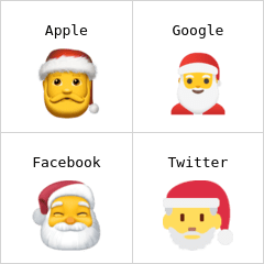 Weihnachtsmann Emoji