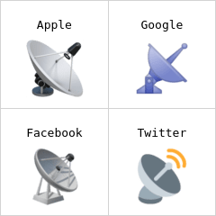 Antena de satélite Emojis