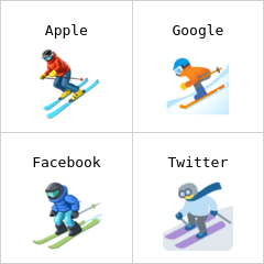 Skifahrer(in) Emoji