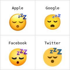 Rosto dormindo emoji