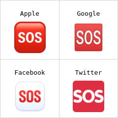 SOS button emoji