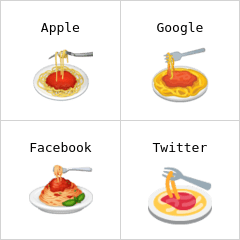 스파게티 이모티콘