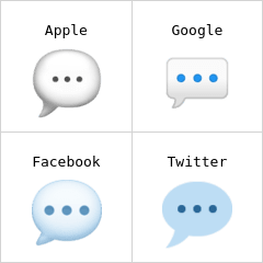 Speech balloon emoji