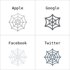 örümcek ağı emoji