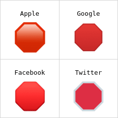 знак «стоп» эмодзи