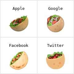 Pão recheado emoji