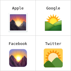 شروق على جبل إيموجي