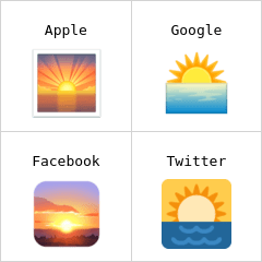 日出 表情符号