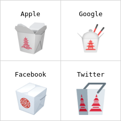 Takeout box emoji